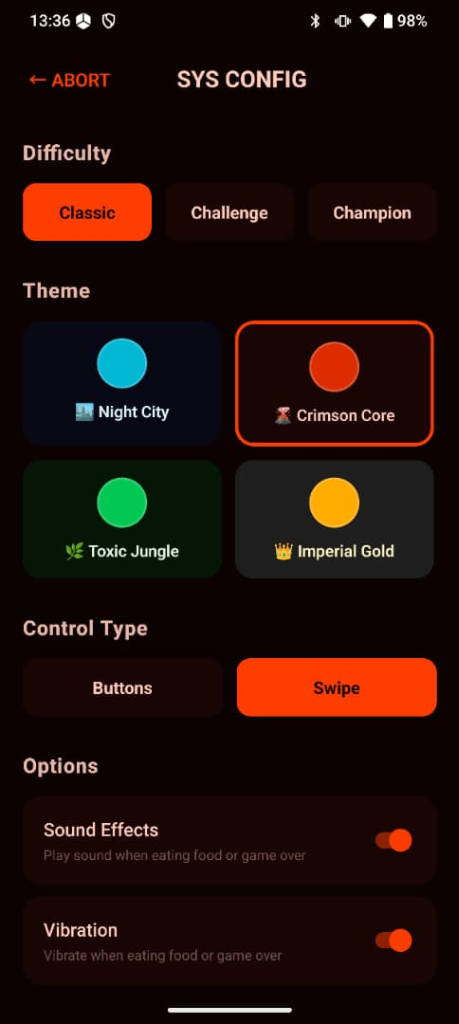 System Configuration